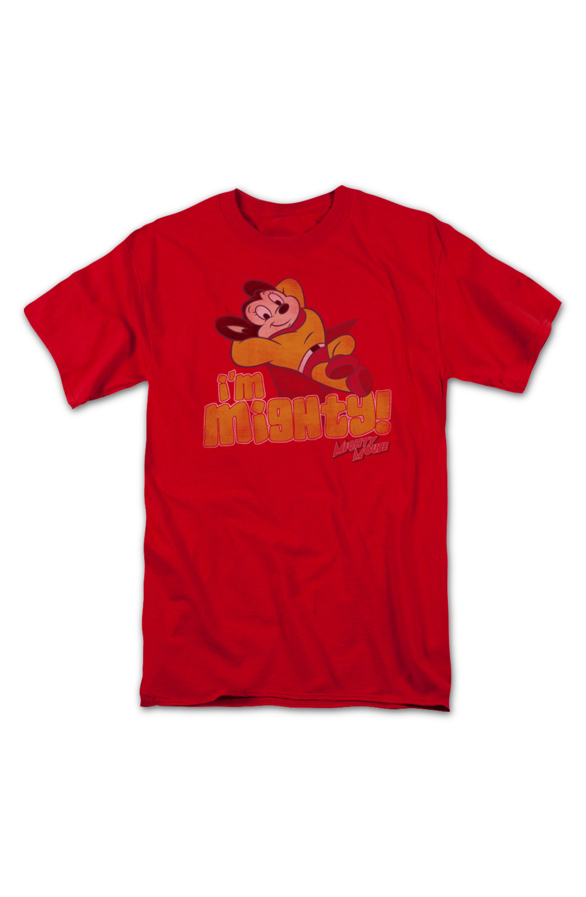 Vintage Red Mighty Mouse T-Shirt Hoodie, Sweatshirt | CiraTrend.com (Image 2)