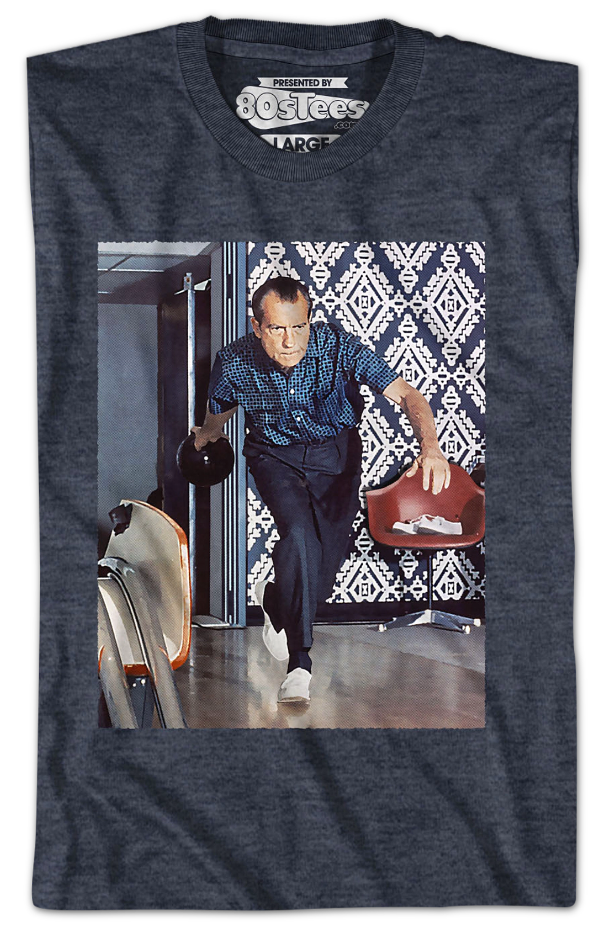 Vintage Richard Nixon Bowling T-Shirt Hoodie, Sweatshirt | CiraTrend.com (Image 2)