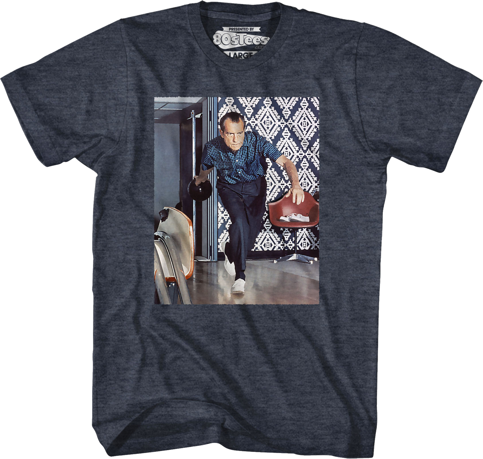 Vintage Richard Nixon Bowling T-Shirt Hoodie, Sweatshirt | CiraTrend.com (Image 1)