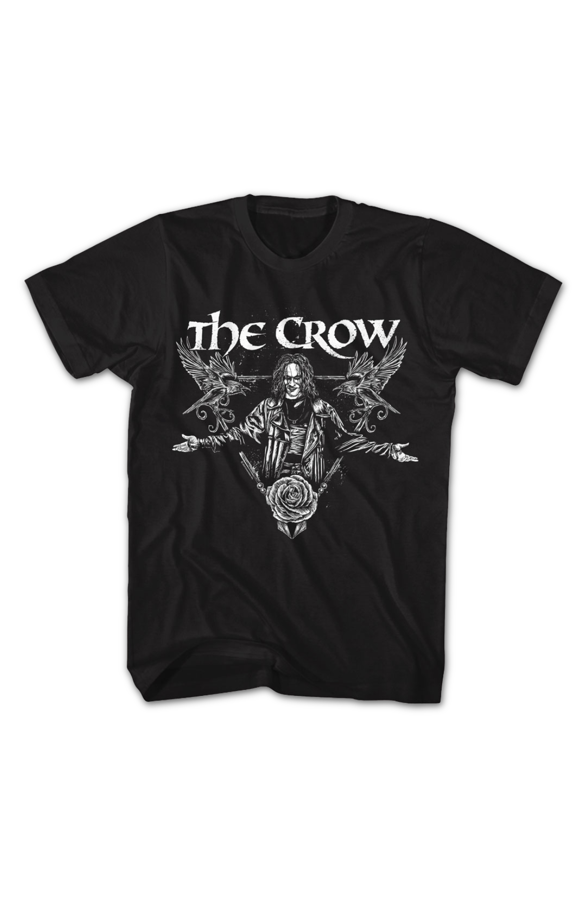 Vintage Rose Triangle The Crow T-Shirt Hoodie, Sweatshirt | CiraTrend.com (Image 2)