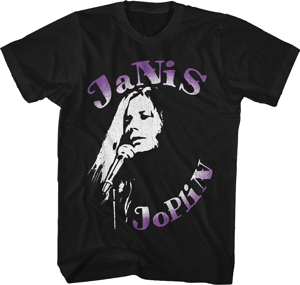 Vintage Singing Janis Joplin T-Shirt Hoodie, Sweatshirt | CiraTrend.com (Image 1)