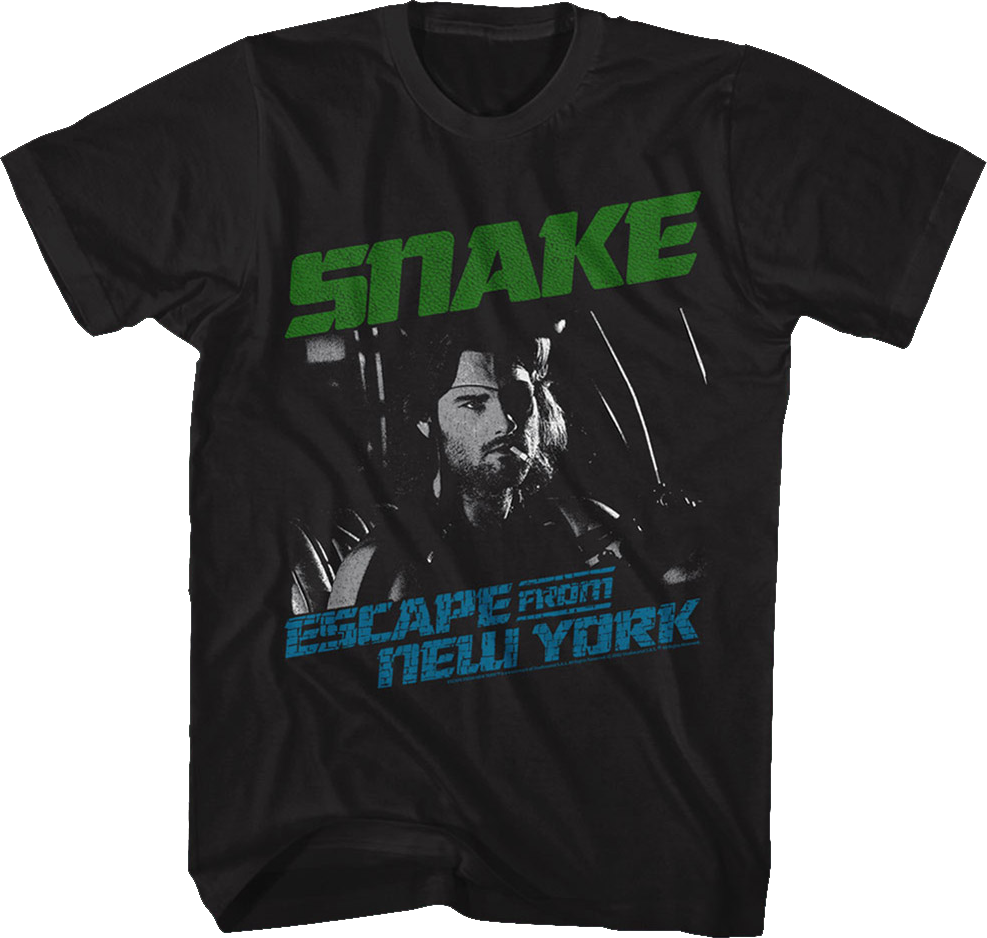 Vintage Snake Plissken Escape From New York T-Shirt Hoodie, Sweatshirt | CiraTrend.com (Image 1)