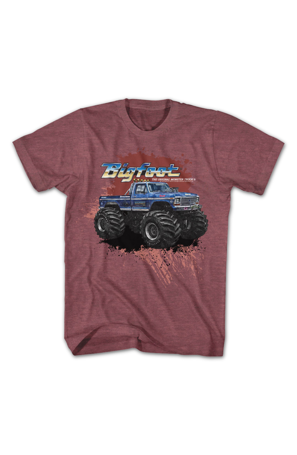 Vintage Splatter Background Bigfoot T-Shirt Hoodie, Sweatshirt | CiraTrend.com (Image 2)