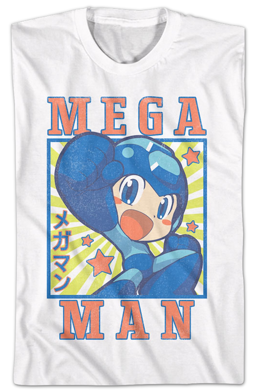 Vintage Stars Mega Man T-Shirt Hoodie, Sweatshirt | CiraTrend.com (Image 2)