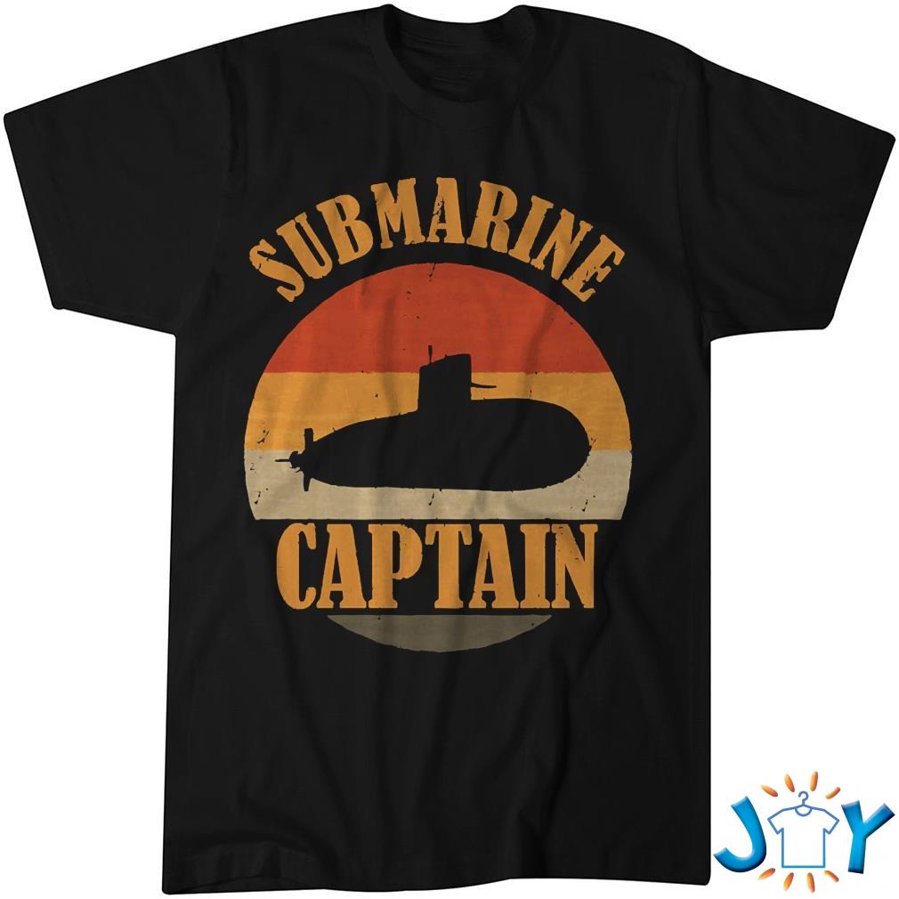 Vintage Submarine Captain Veteran Navy Submariner Shirt