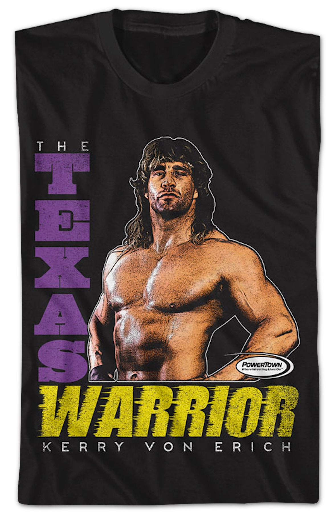 Vintage Texas Warrior Kerry Von Erich T-Shirt Hoodie, Sweatshirt | CiraTrend.com (Image 2)