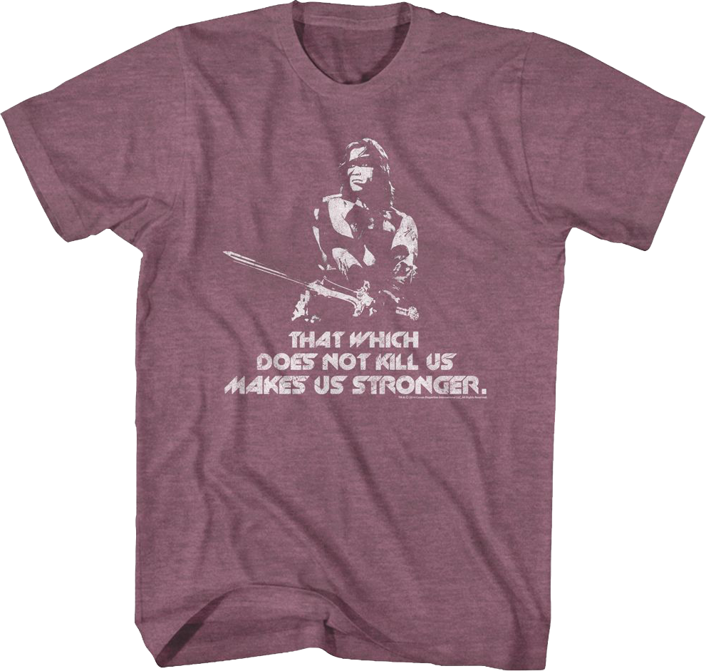 Vintage That Which Does Not Kill Us Conan The Barbarian T-Shirt Hoodie, Sweatshirt | CiraTrend.com (Image 1)