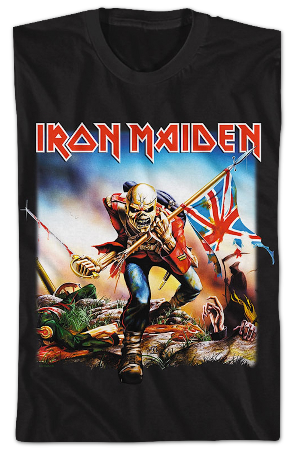 Vintage Trooper Iron Maiden T-Shirt Hoodie, Sweatshirt | CiraTrend.com (Image 2)