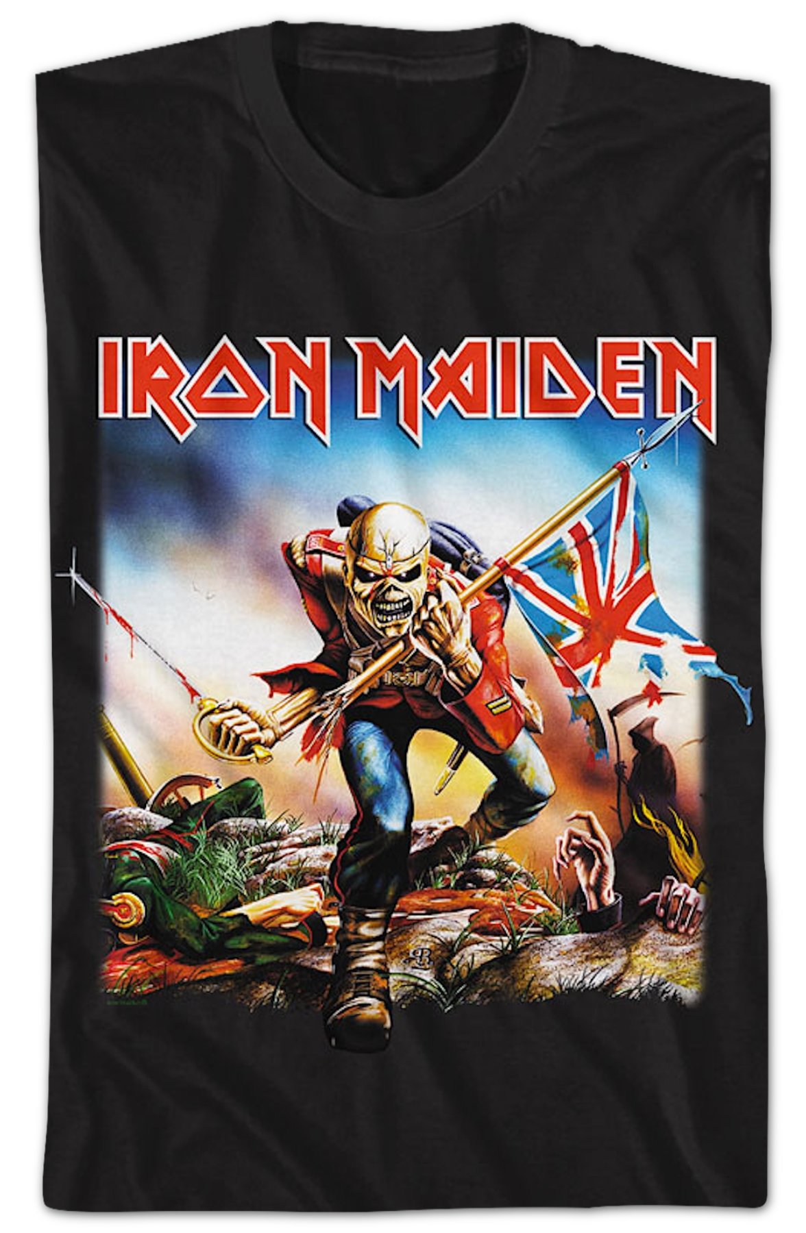 Vintage Trooper Iron Maiden T-Shirt Hoodie, Sweatshirt | CiraTrend.com (Image 2)