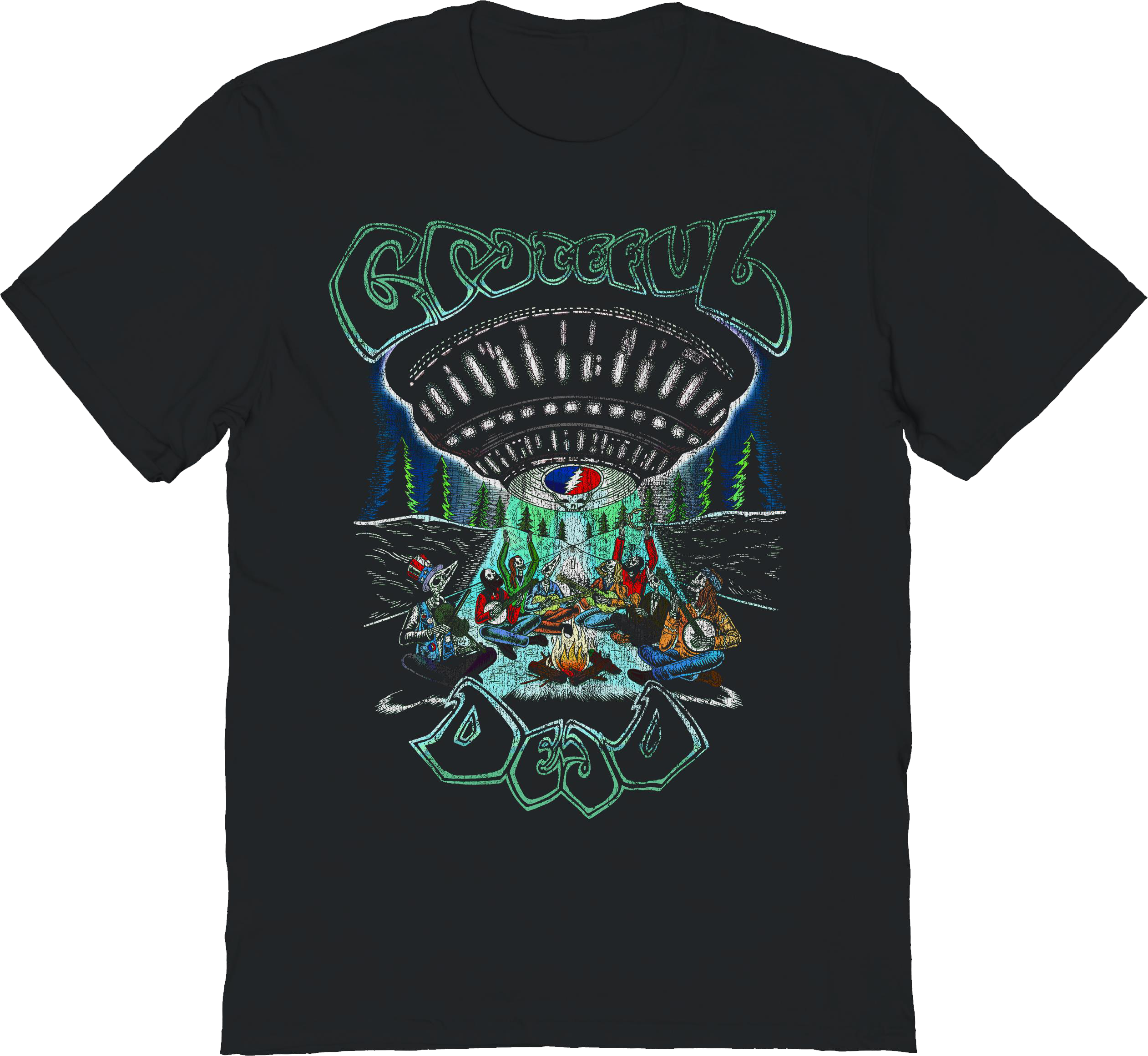 Vintage UFO Grateful Dead T-Shirt Hoodie, Sweatshirt | CiraTrend.com (Image 1)