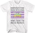 Vintage We Don't Need Roads Back To The Future T-Shirt Hoodie, Sweatshirt | CiraTrend.com (Image 1)