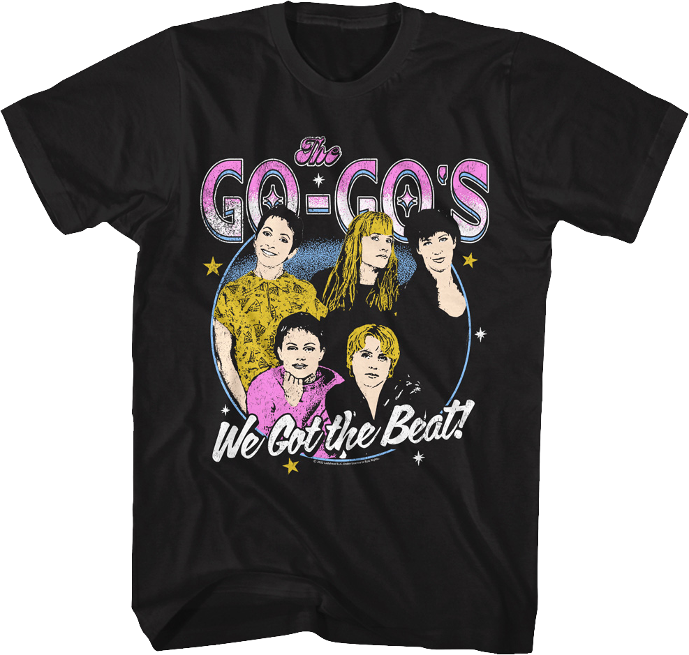 Vintage We Got The Beat Go-Go's T-Shirt Hoodie, Sweatshirt | CiraTrend.com (Image 1)