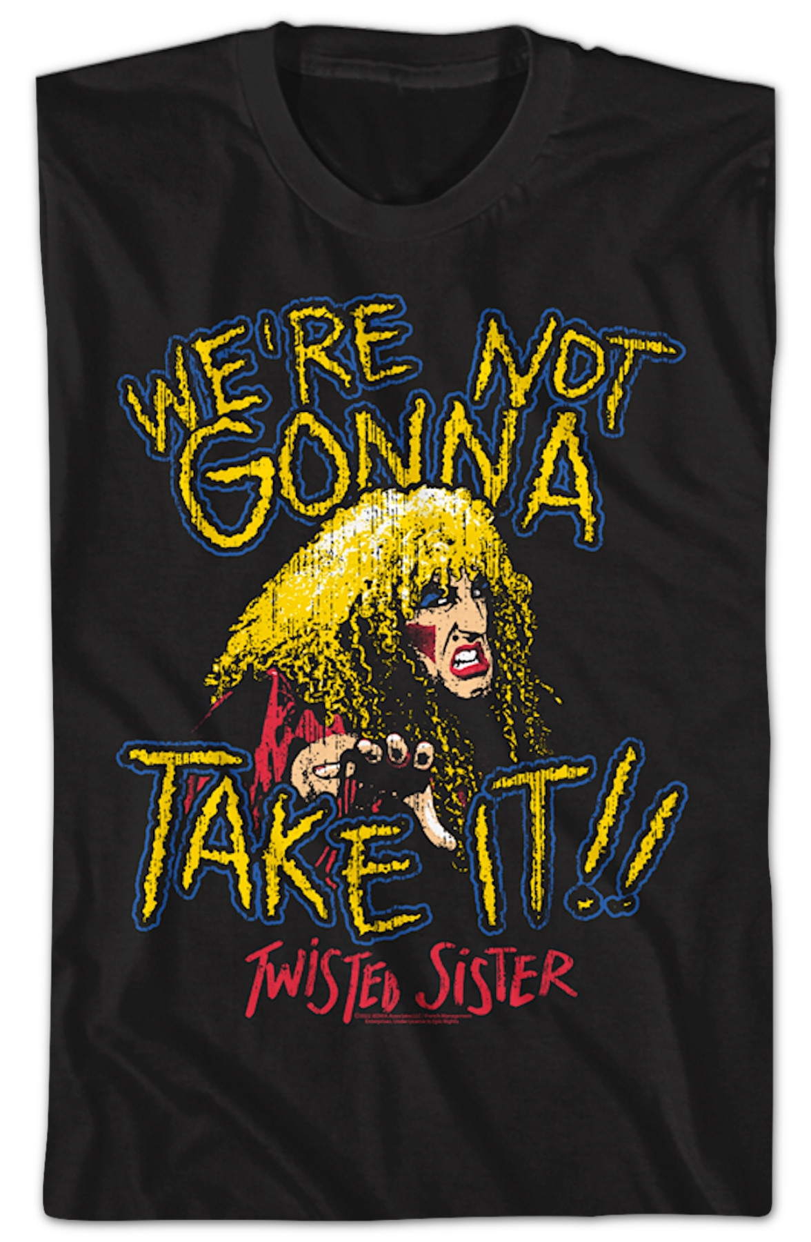 Vintage We're Not Gonna Take It Twisted Sister T-Shirt Hoodie, Sweatshirt | CiraTrend.com (Image 2)