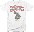 Vintage White Captain Caveman T-Shirt Hoodie, Sweatshirt | CiraTrend.com (Image 1)