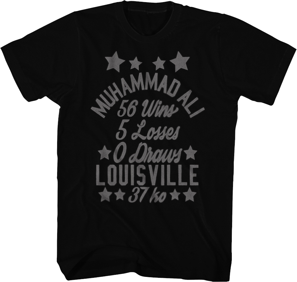 Vintage Wins And Losses Muhammad Ali T-Shirt Hoodie, Sweatshirt | CiraTrend.com (Image 1)
