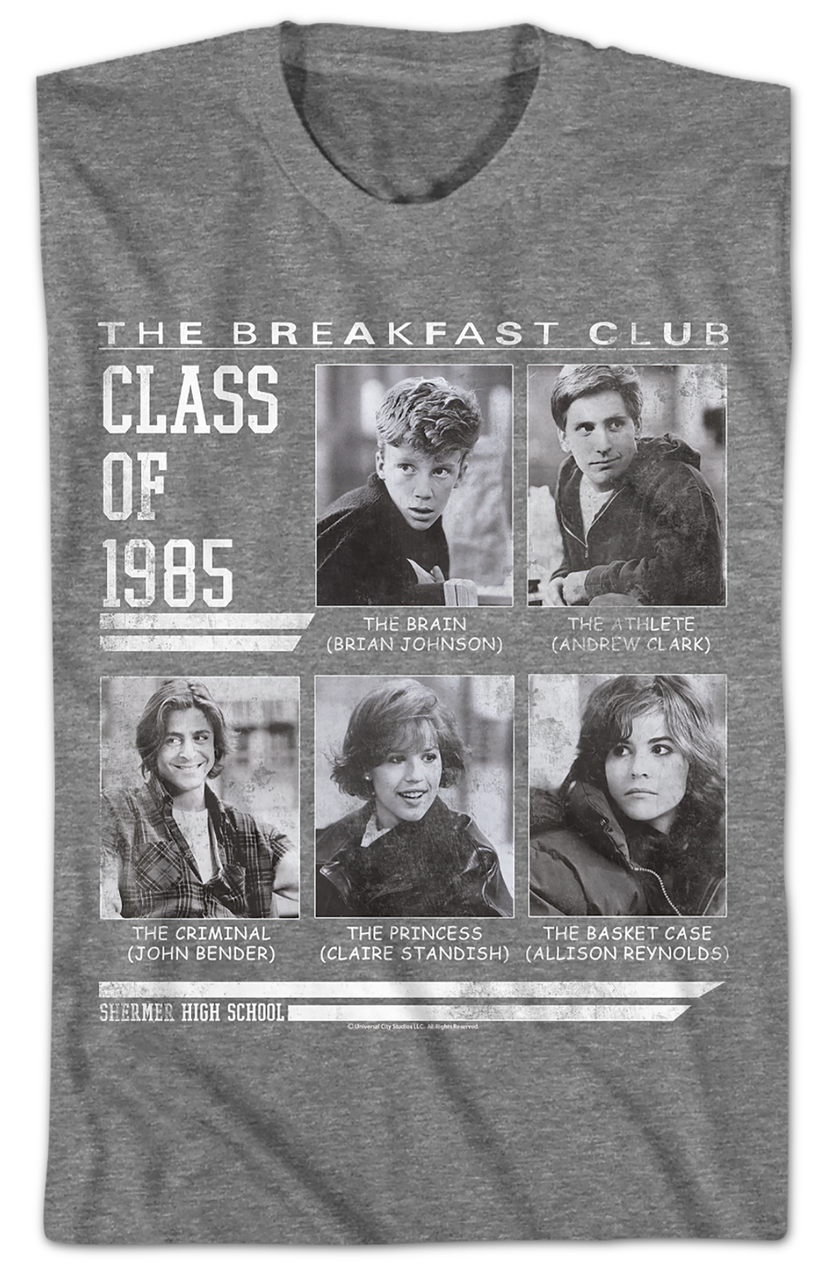 Vintage Yearbook Class of 1985 Breakfast Club T-Shirt Hoodie, Sweatshirt | CiraTrend.com (Image 2)