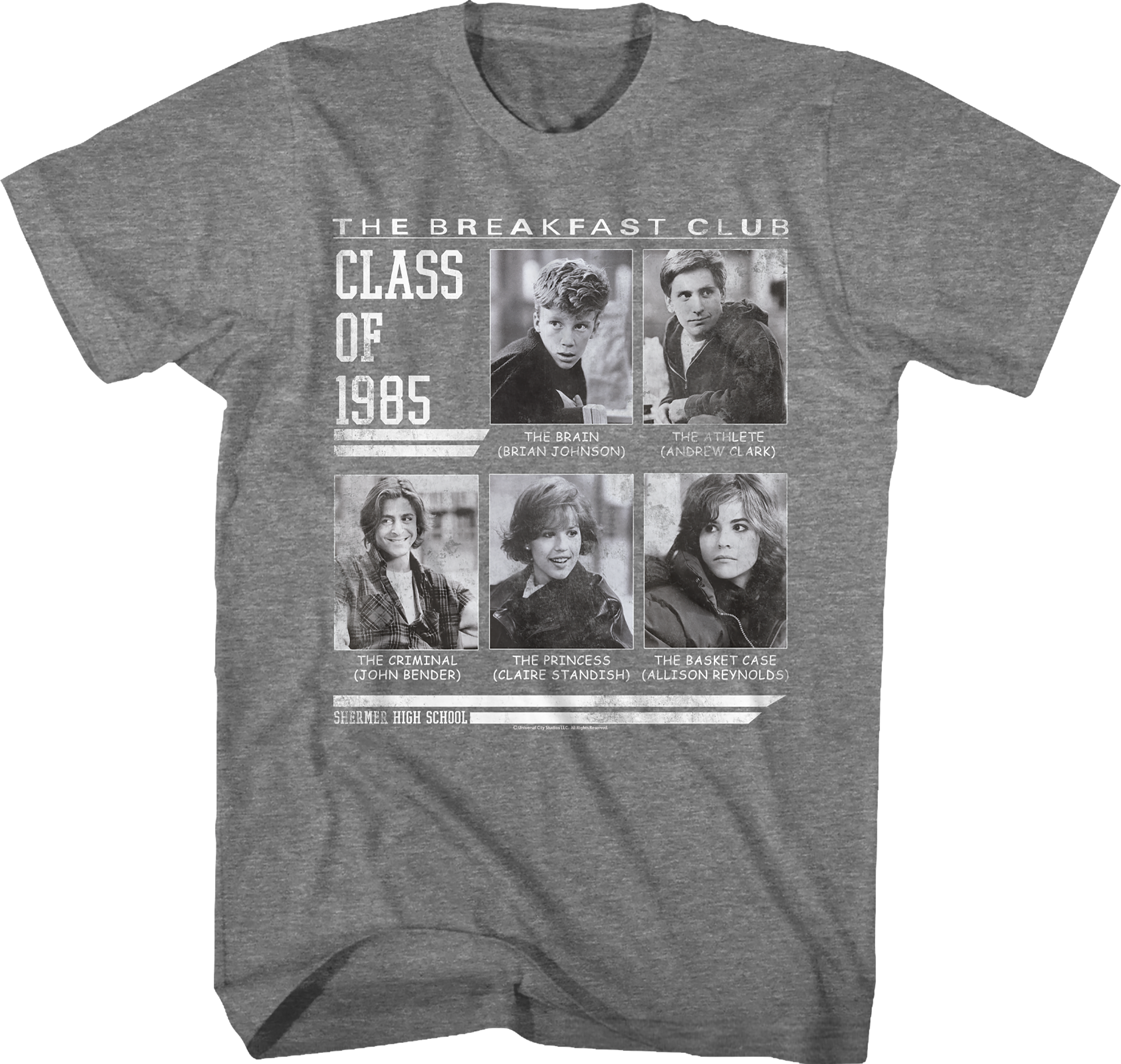 Vintage Yearbook Class of 1985 Breakfast Club T-Shirt Hoodie, Sweatshirt | CiraTrend.com (Image 1)