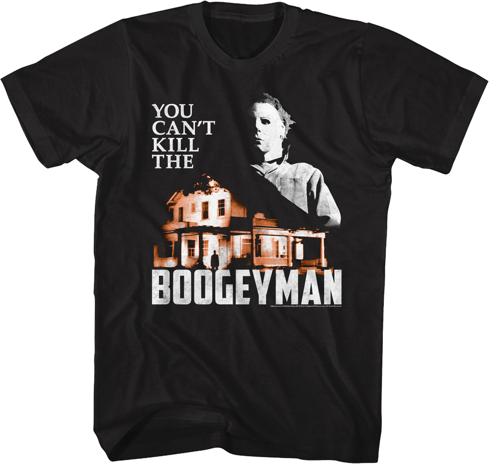 Vintage You Can't Kill The Boogeyman Halloween T-Shirt Hoodie, Sweatshirt | CiraTrend.com (Image 1)