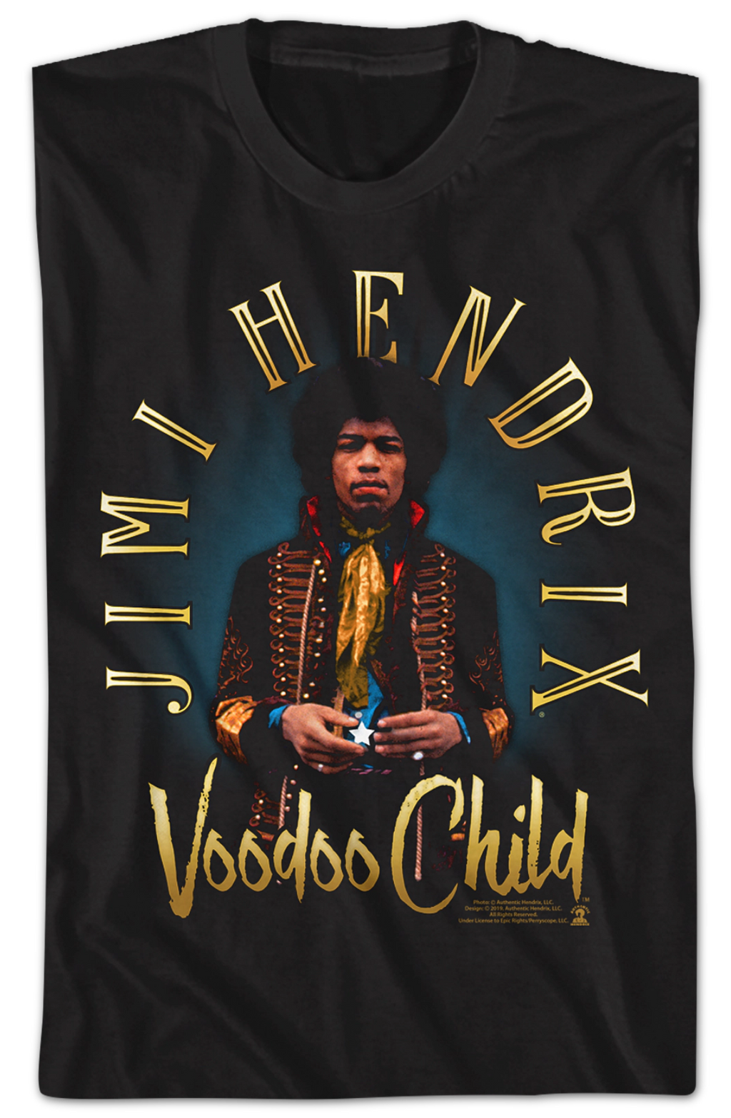 Voodoo Child Jimi Hendrix T-Shirt Hoodie, Sweatshirt | CiraTrend.com (Image 2)