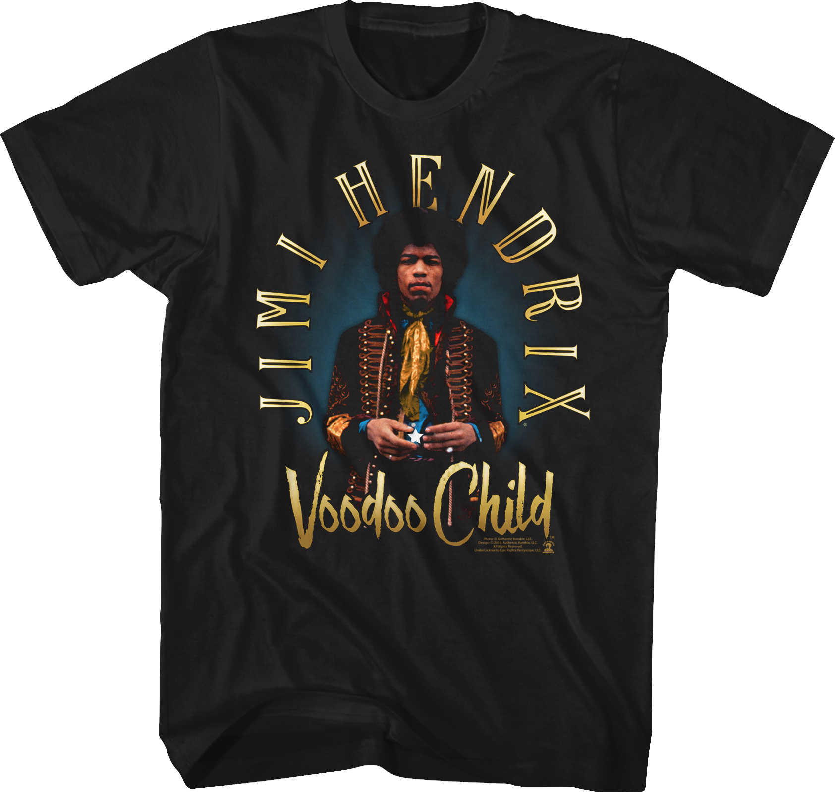 Voodoo Child Jimi Hendrix T-Shirt Hoodie, Sweatshirt | CiraTrend.com (Image 1)