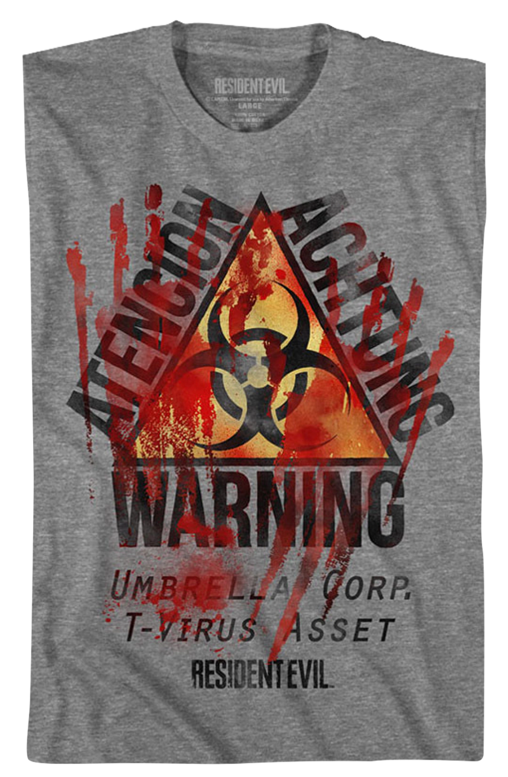 Warning Resident Evil T-Shirt Hoodie, Sweatshirt | CiraTrend.com (Image 2)