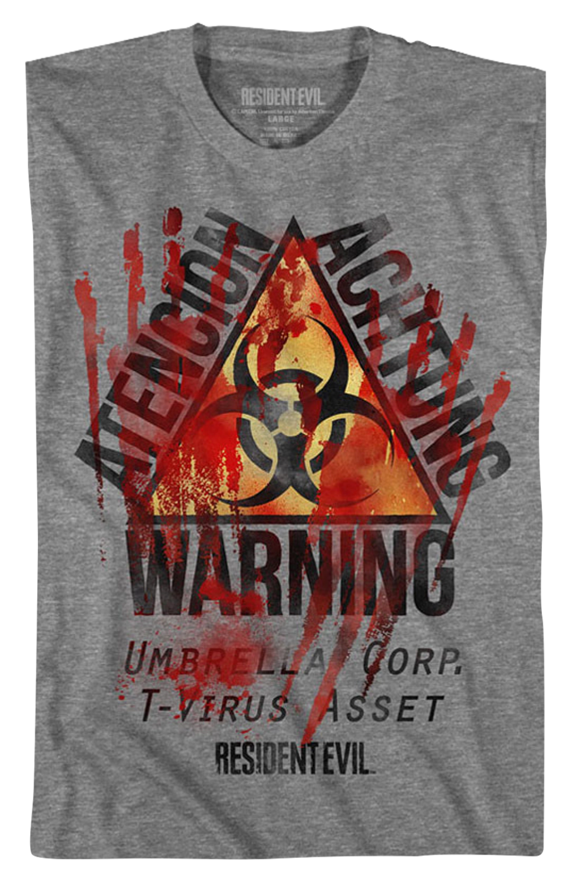 Warning Resident Evil T-Shirt Hoodie, Sweatshirt | CiraTrend.com (Image 2)