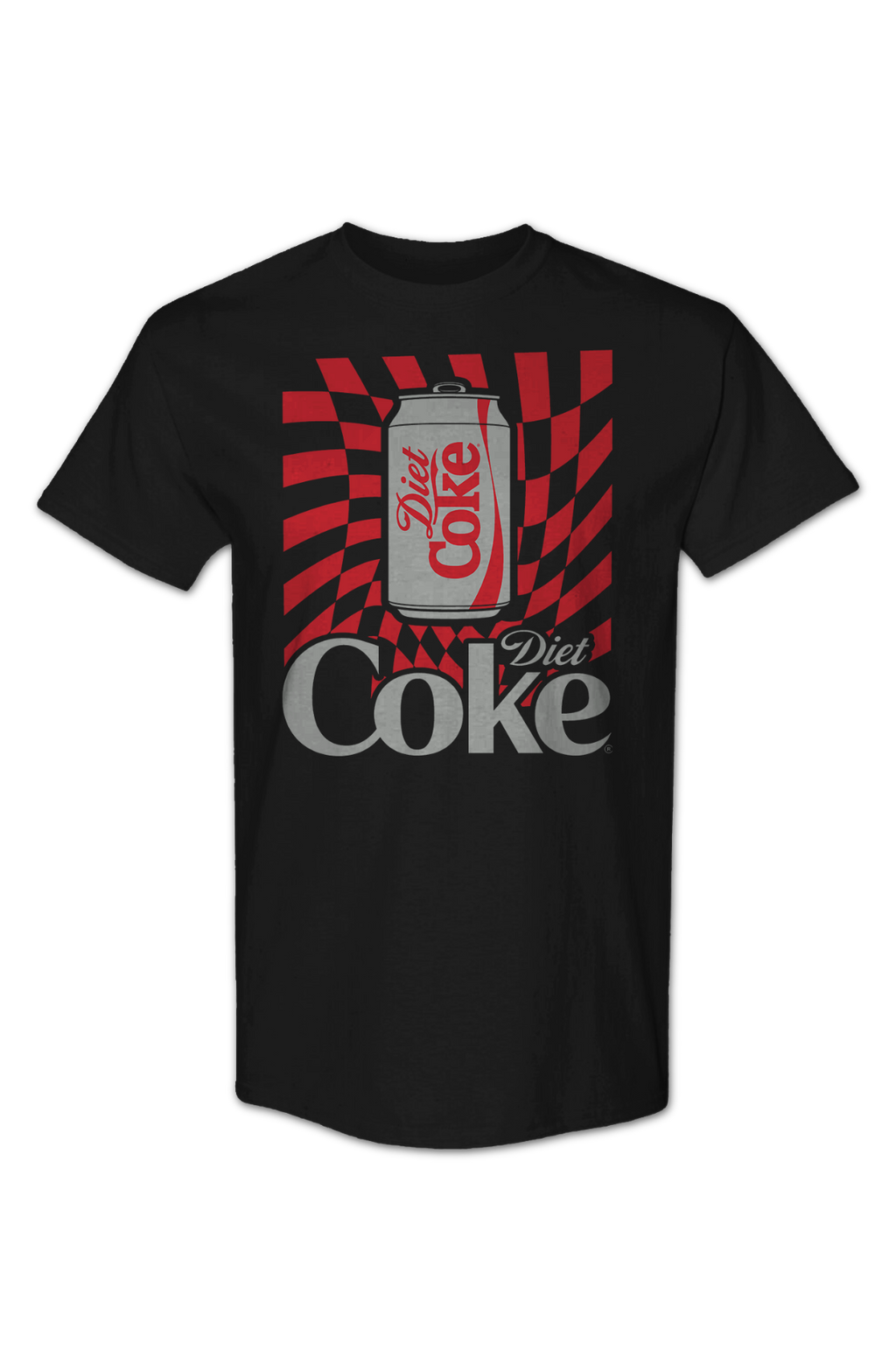 Warped Checkerboard Can Diet Coke T-Shirt Hoodie, Sweatshirt | CiraTrend.com (Image 2)