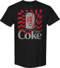 Warped Checkerboard Can Diet Coke T-Shirt Hoodie, Sweatshirt | CiraTrend.com (Image 1)