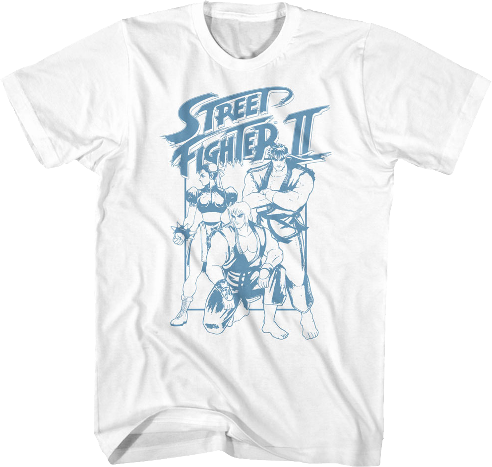 Warrior Poses Street Fighter T-Shirt Hoodie, Sweatshirt | CiraTrend.com (Image 1)