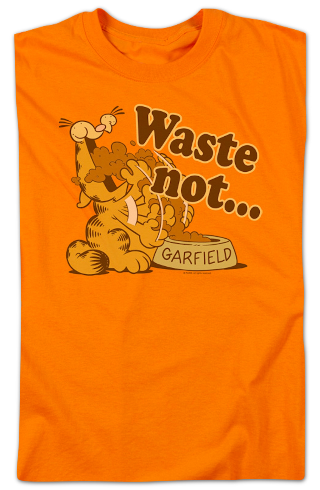 Waste Not Garfield T-Shirt Hoodie, Sweatshirt | CiraTrend.com (Image 2)