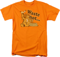 Waste Not Garfield T-Shirt Hoodie, Sweatshirt | CiraTrend.com (Image 1)