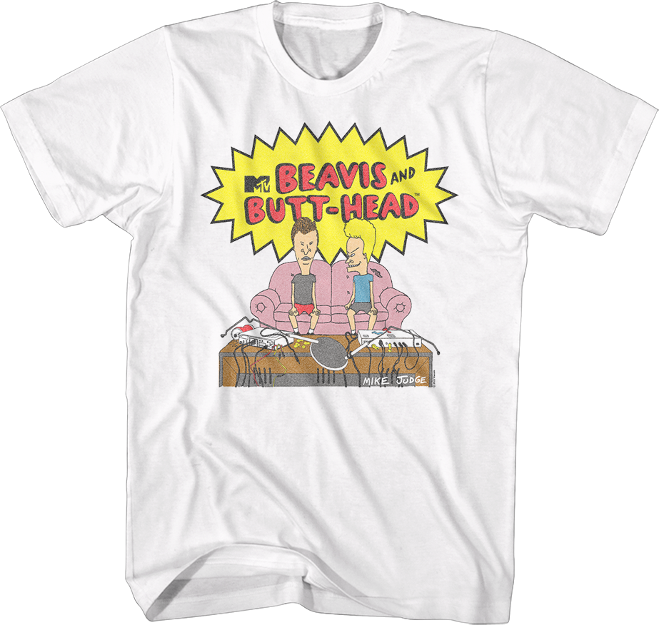 Watching TV Beavis And Butt-Head T-Shirt Hoodie, Sweatshirt | CiraTrend.com (Image 1)