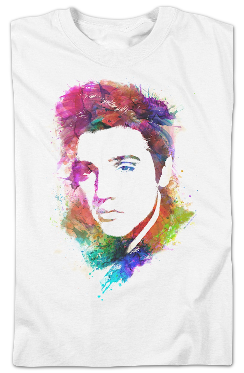 Watercolor Elvis Presley T-Shirt Hoodie, Sweatshirt | CiraTrend.com (Image 2)