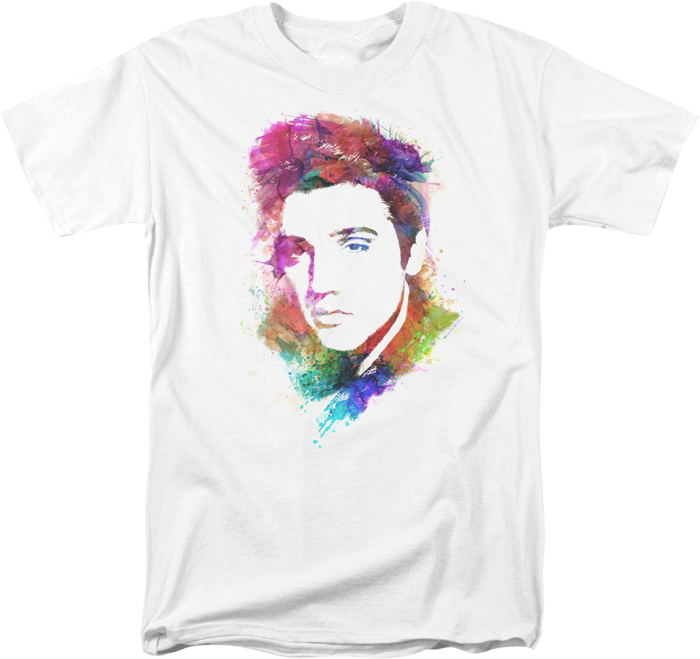 Watercolor Elvis Presley T-Shirt Hoodie, Sweatshirt | CiraTrend.com (Image 1)