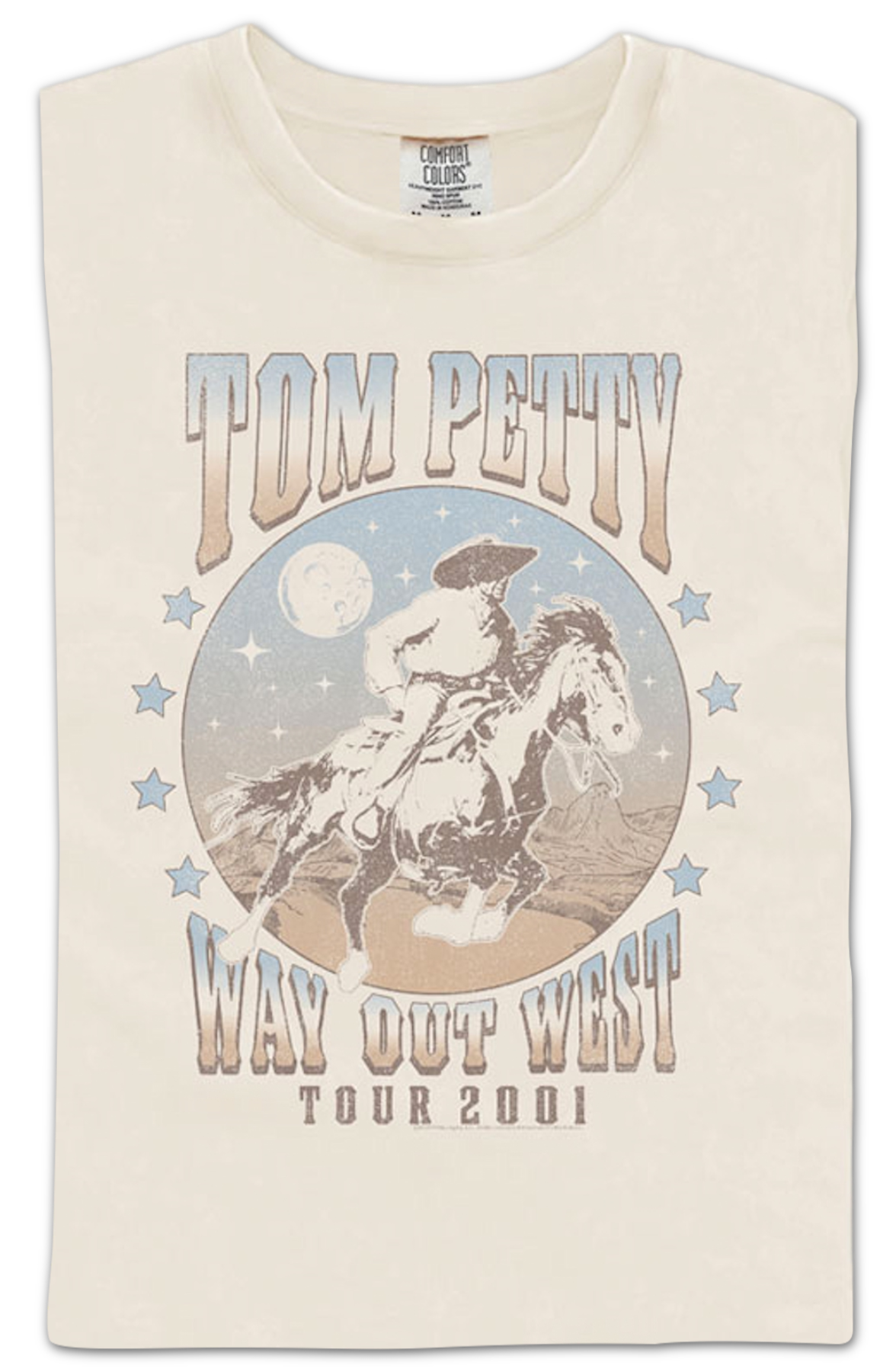 Way Out West Tom Petty Comfort Colors Brand T-Shirt Hoodie, Sweatshirt | CiraTrend.com (Image 2)