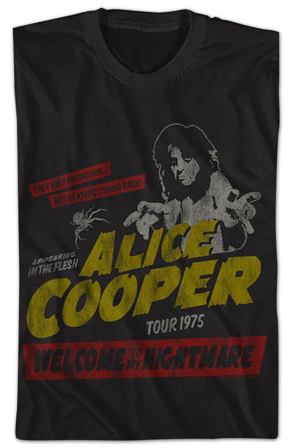 Welcome To My Nightmare Alice Cooper T-Shirt Hoodie, Sweatshirt | CiraTrend.com (Image 2)