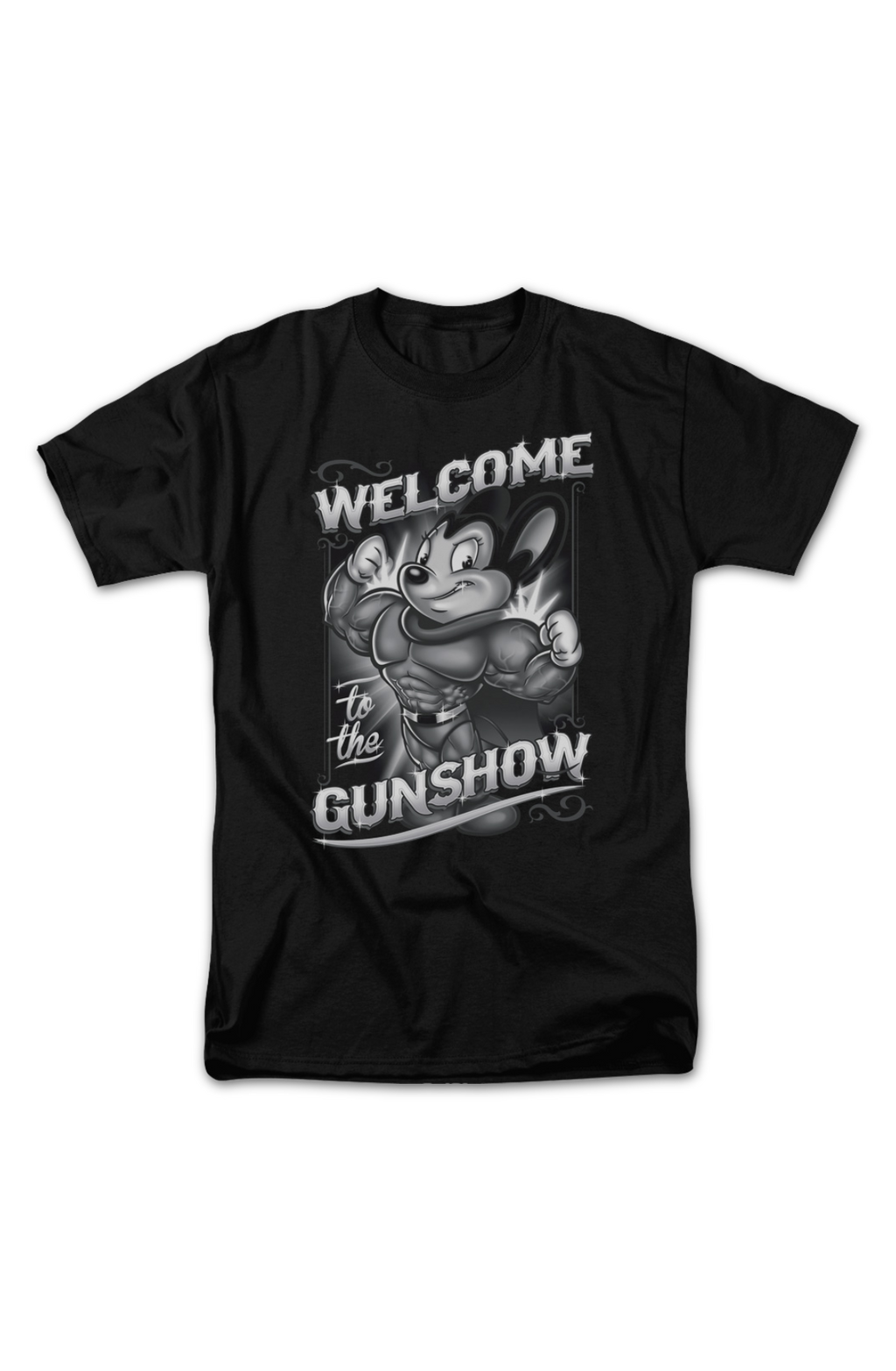 Welcome To The Gunshow Mighty Mouse T-Shirt Hoodie, Sweatshirt | CiraTrend.com (Image 2)