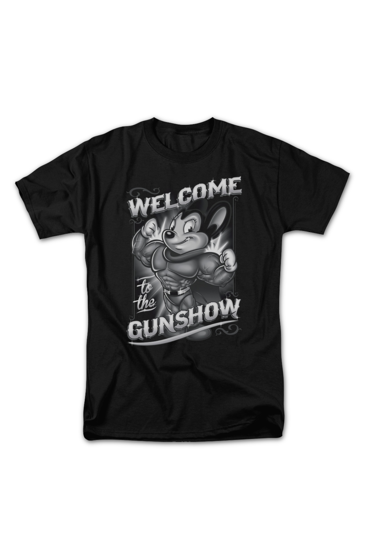 Welcome To The Gunshow Mighty Mouse T-Shirt Hoodie, Sweatshirt | CiraTrend.com (Image 2)
