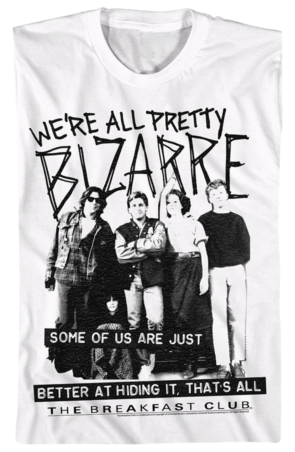 We're All Pretty Bizarre Breakfast Club T-Shirt Hoodie, Sweatshirt | CiraTrend.com (Image 2)