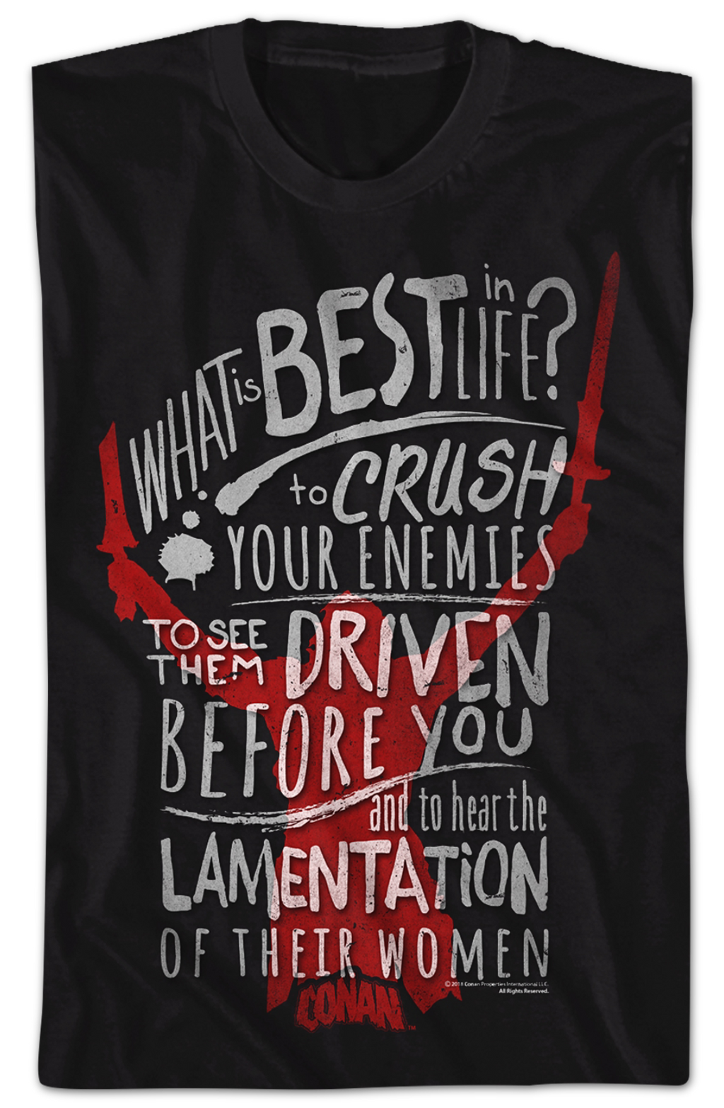 What Is Best In Life Conan T-Shirt Hoodie, Sweatshirt | CiraTrend.com (Image 2)