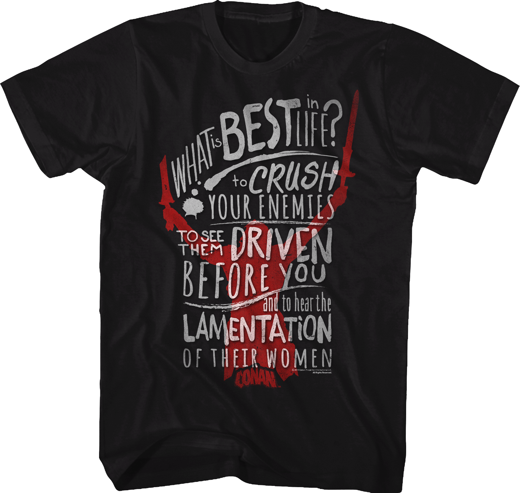 What Is Best In Life Conan T-Shirt Hoodie, Sweatshirt | CiraTrend.com (Image 1)