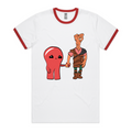 Plasmo and Corredor Ringer Tee Hoodie, Sweatshirt | CiraTrend.com (Image 1)