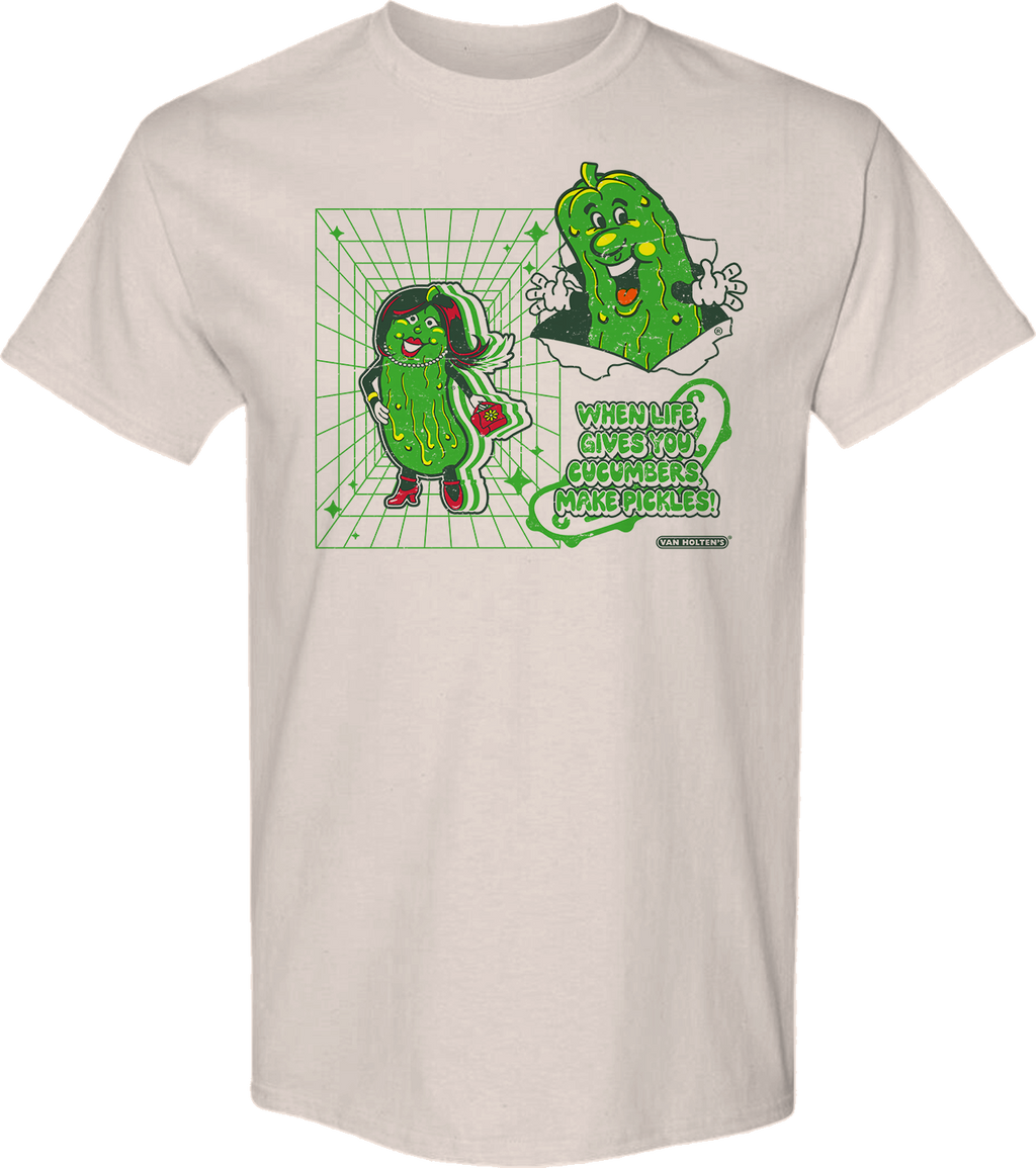 When Life Gives You Cucumbers Van Holten's Pickles T-Shirt Hoodie, Sweatshirt | CiraTrend.com (Image 1)