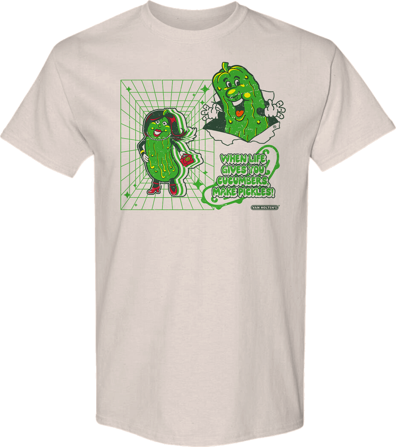 When Life Gives You Cucumbers Van Holten's Pickles T-Shirt Hoodie, Sweatshirt | CiraTrend.com (Image 1)
