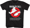 When To Call Ghostbusters T-Shirt Hoodie, Sweatshirt | CiraTrend.com (Image 1)