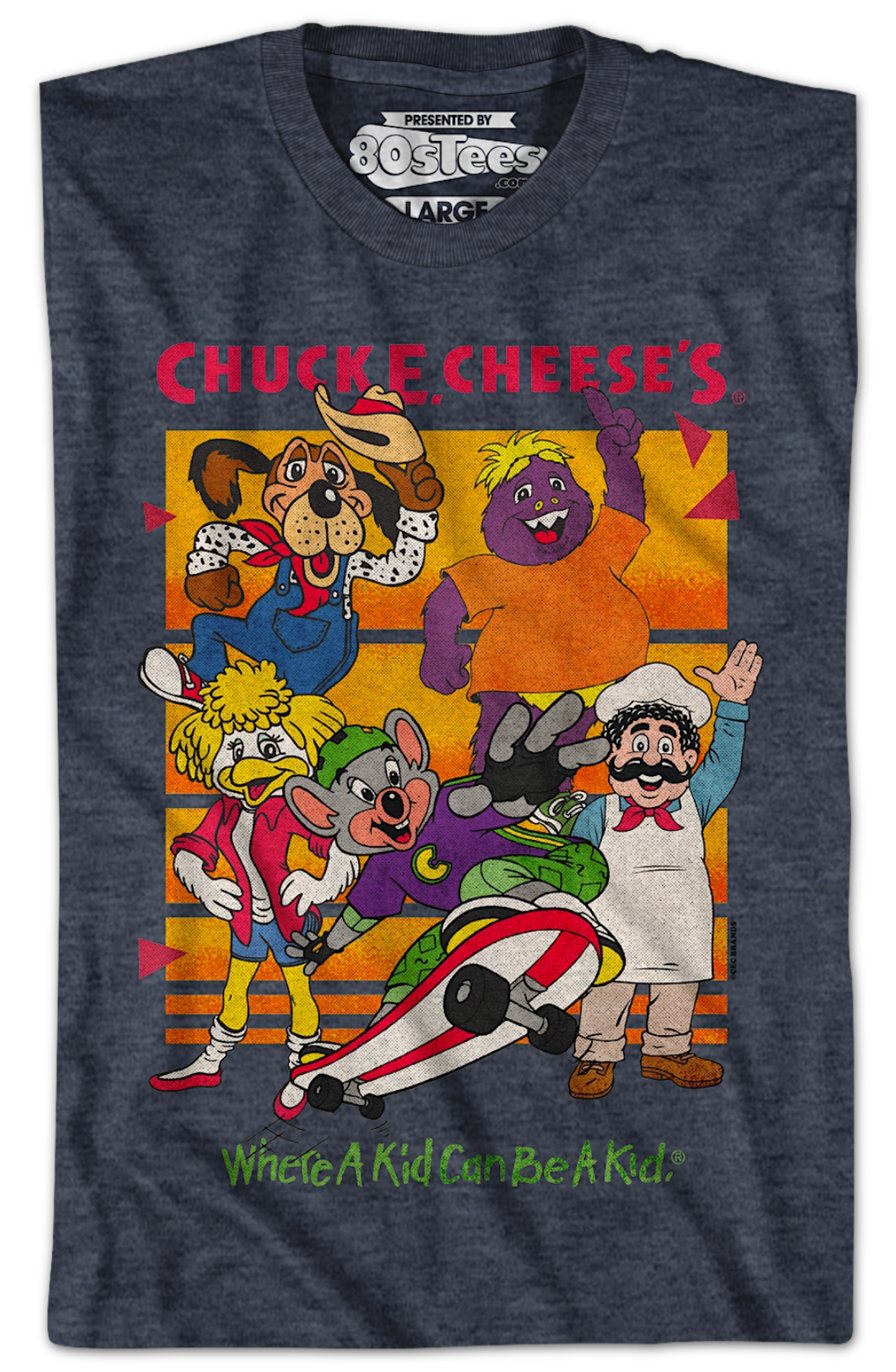 Original Crew Chuck E. Cheese T-Shirt Hoodie, Sweatshirt | CiraTrend.com (Image 2)