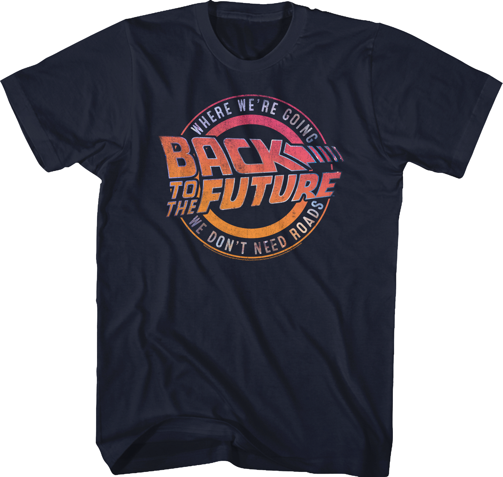 Where We're Going We Don't Need Roads Back To The Future T-Shirt Hoodie, Sweatshirt | CiraTrend.com (Image 1)