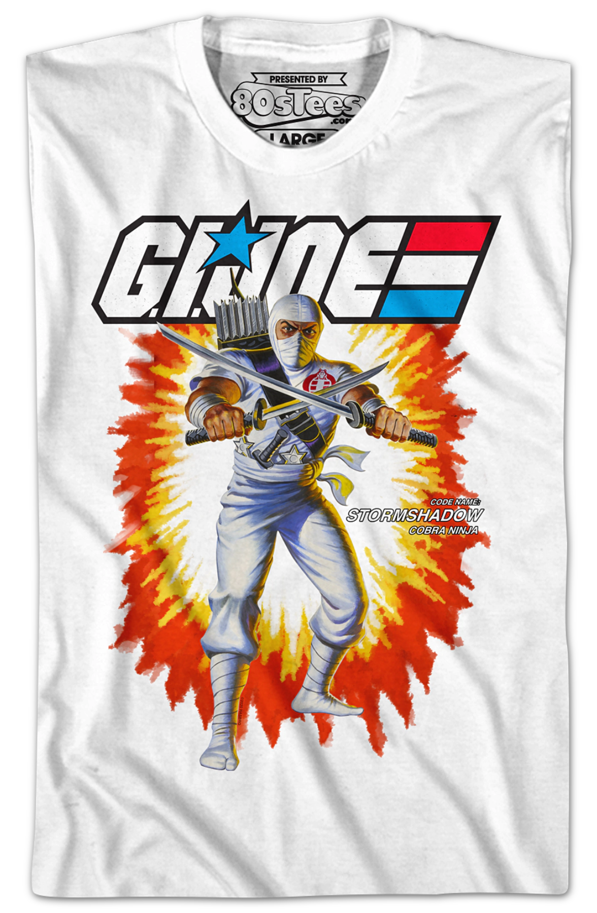 White Box Art Storm Shadow GI Joe T-Shirts, Hoodie, Sweatshirt