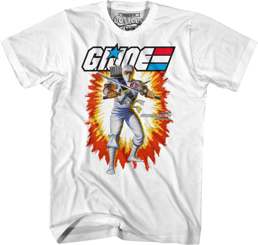 White Box Art Storm Shadow GI Joe T-Shirts, Hoodie, Sweatshirt