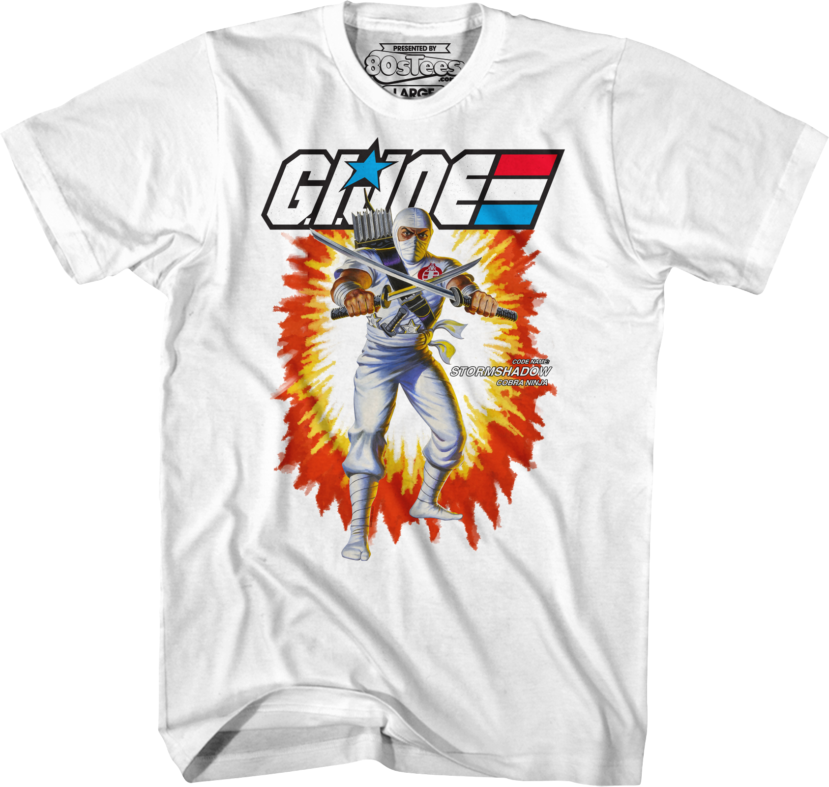 White Box Art Storm Shadow GI Joe T-Shirts, Hoodie, Sweatshirt